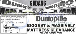 Featured image for MFO Dunlopillo Massive Sale @ USJ Warehouse Subang 28 Nov 2014