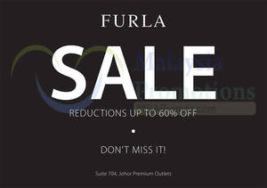 Featured image for Furla 60% Off Sale @ Johor Premium Outlets 18 Nov 2014