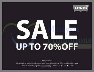Featured image for Levi’s 70% Off Sale 14 Nov 2014