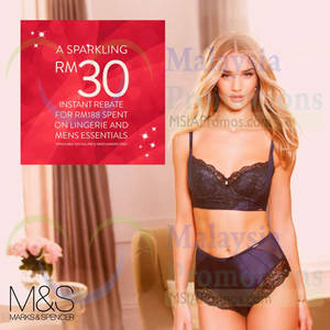 Featured image for (EXPIRED) Marks & Spencer Spend RM188 & Get RM30 Rebate 14 Nov 2014