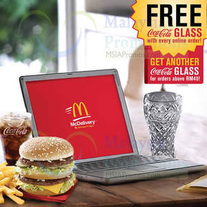 Featured image for (EXPIRED) McDonald’s McDelivery FREE Coca-Cola Glass With Every Order 14 Nov 2014