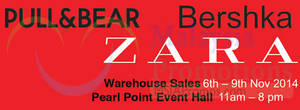 Featured image for (EXPIRED) Pearl Point Branded Warehouse Sale 6 – 9 Nov 2014