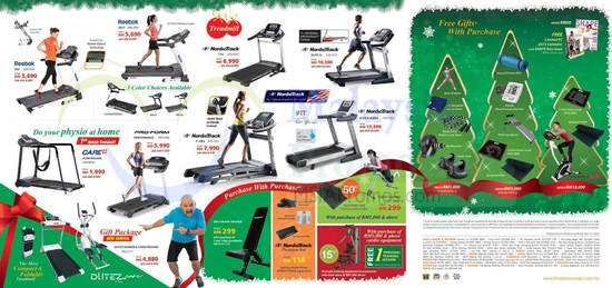 Treadmills, Purchase with Purchase, Free Gifts