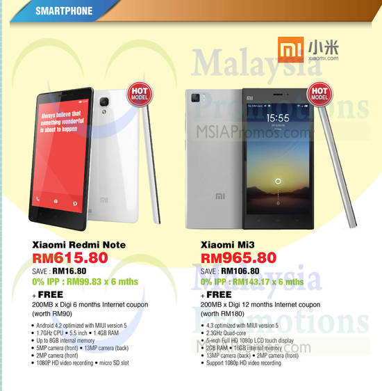 Xiaomi Smartphones