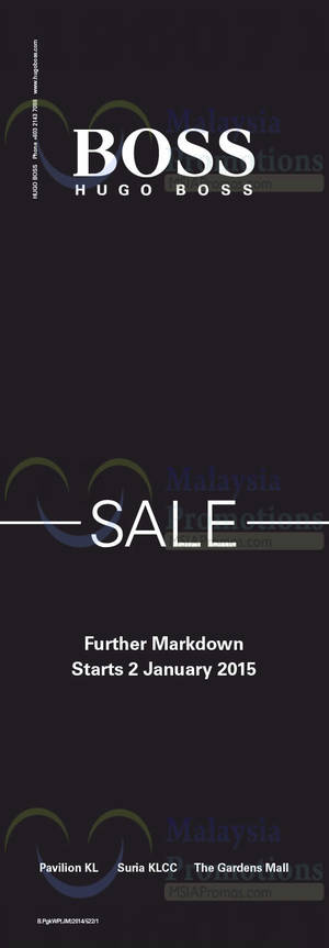 Featured image for (EXPIRED) Hugo Boss SALE (Further Markdown!) 14 Dec 2014