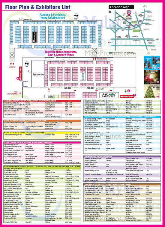 4 Dec Floor Plan n Exhibitors List