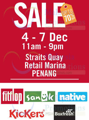 Featured image for (EXPIRED) Fitflop Sale @ Straits Quay Penang 4 – 7 Dec 2014