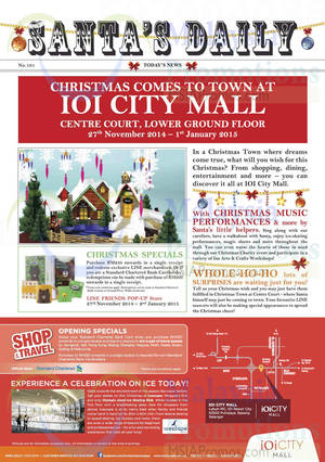 Featured image for (EXPIRED) IOI City Mall Christmas Promotions & Activities 27 Nov 2014 – 1 Jan 2015