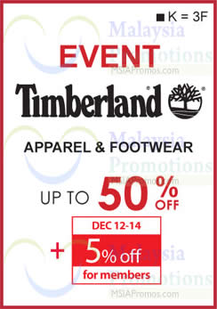 Featured image for (EXPIRED) Timberland Apparel & Footwear Promo @ Isetan KLCC 12 – 14 Dec 2014