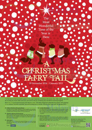 Featured image for (EXPIRED) Mid Valley Megamall Christmas Fairy Tail Promotions & Activities 29 Nov 2014 – 1 Jan 2015