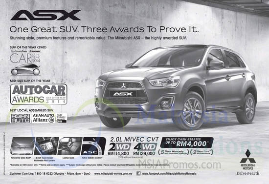 Mitsubishi ASX 5 Dec 2014