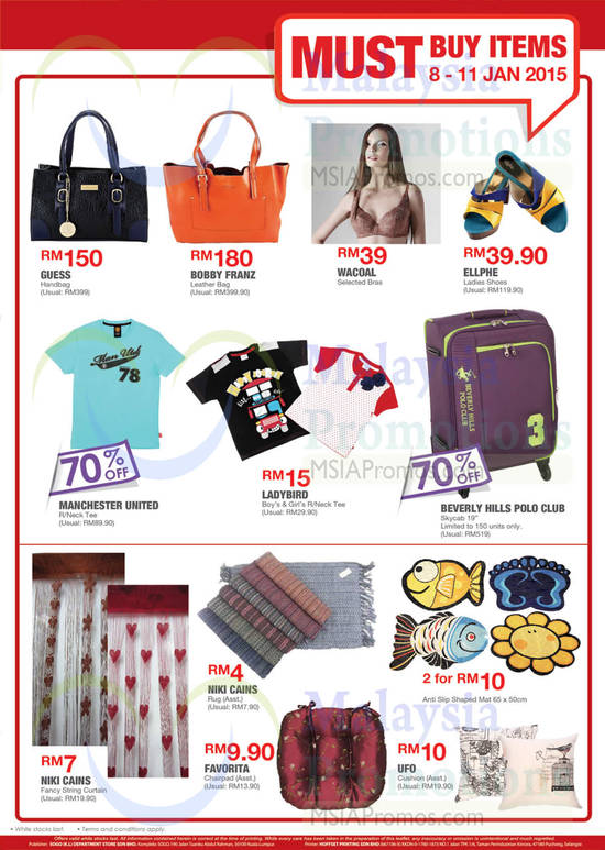 Must Buy Items 8 January to 11 January