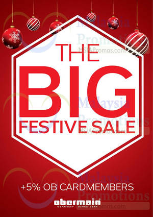 Featured image for (EXPIRED) Obermain Big Festive Sale 24 Dec 2014 – 4 Jan 2015