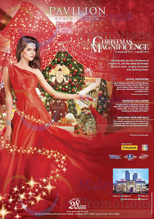 Featured image for (EXPIRED) Pavilion KL Christmas Magnificence Activities & Promotions 15 Nov 2014 – 4 Jan 2015