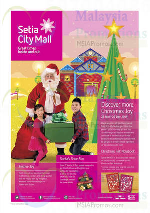 Featured image for (EXPIRED) Setia City Mall Christmas Promotions & Activities 28 Nov – 25 Dec 2014