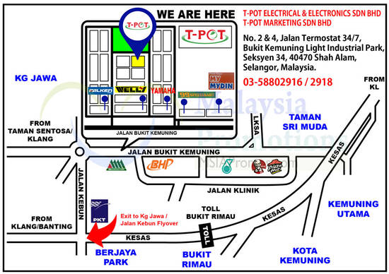 T-Pot Location Map