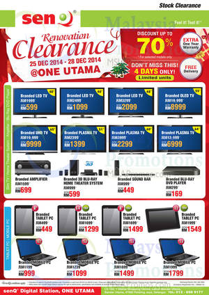 Featured image for (EXPIRED) SenQ Renovation Clearance Sale @ 1 Utama 25 – 28 Dec 2014