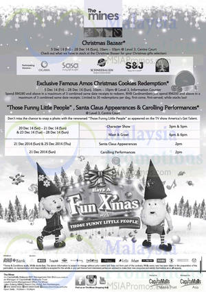 Featured image for (EXPIRED) The Mines Christmas Fun Xmas Activities & Promotions 5 – 28 Dec 2014