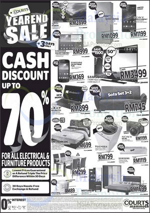 Featured image for (EXPIRED) Courts Year End Sale & Kipmart Tampoi Grand Opening Offers 13 – 15 Dec 2014