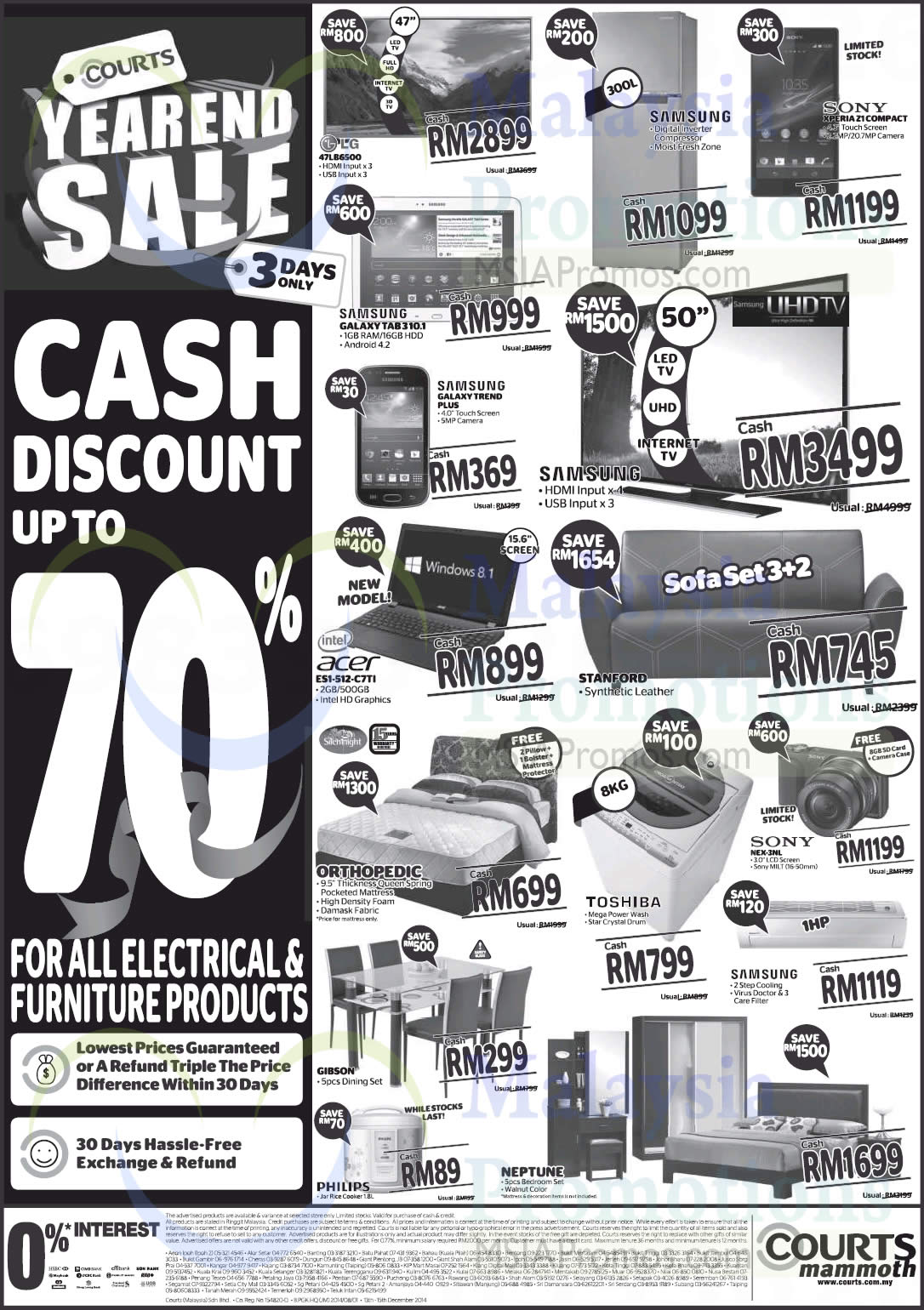 Featured image for Courts Year End Sale & Kipmart Tampoi Grand Opening Offers 13 - 15 Dec 2014