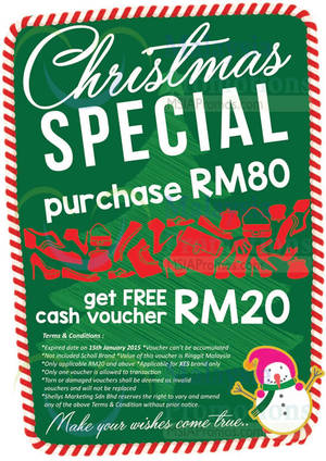 Featured image for (EXPIRED) XES Shoes Christmas Special Promo 1 Dec 2014 – 4 Jan 2015