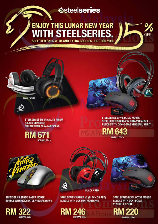 25 Feb Steelseries Headphones, Mouse, Mousepad