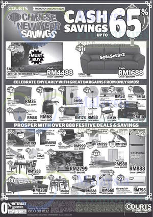 Featured image for (EXPIRED) Courts Mammoth CNY Savings Offers 31 Jan – 2 Feb 2015