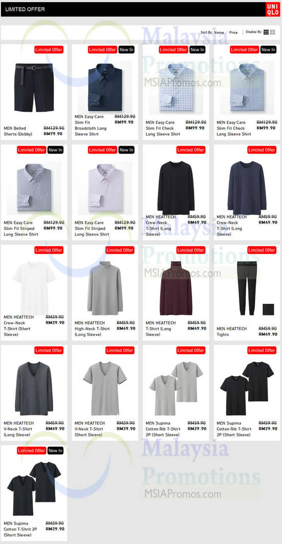 (Est till 11 Jan) Men Limited Offers