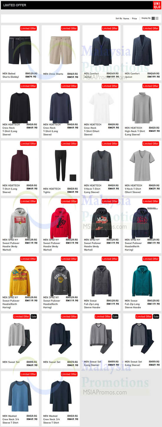 (Est till 18 Jan) Men Limited Offers