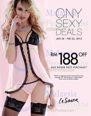 Featured image for (EXPIRED) La Senza Spend RM388 & Get RM188 OFF 26 Jan – 22 Feb 2015