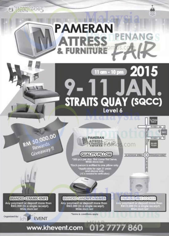 Pameran Penang Mattress Furniture Fair 7 Jan 2015