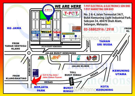 Location Map, Address