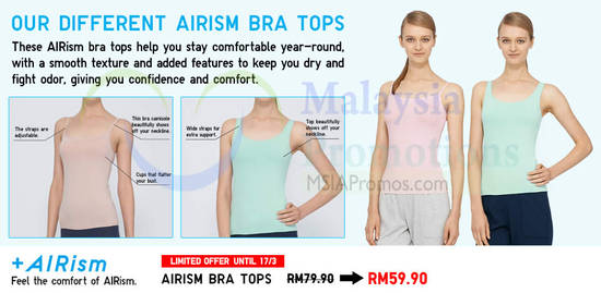 AIRISM Bra Tops RM59.90