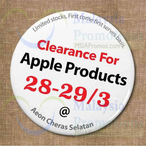Featured image for Mac City Apple Products & Accessories Clearance @ Aeon Cheras Selatan 28 – 29 Mar 2015