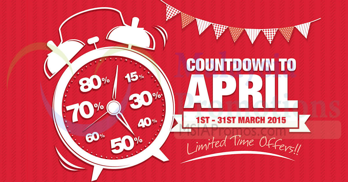 Countdown to April Offers » Senheng Appliances, Smartphones, TVs