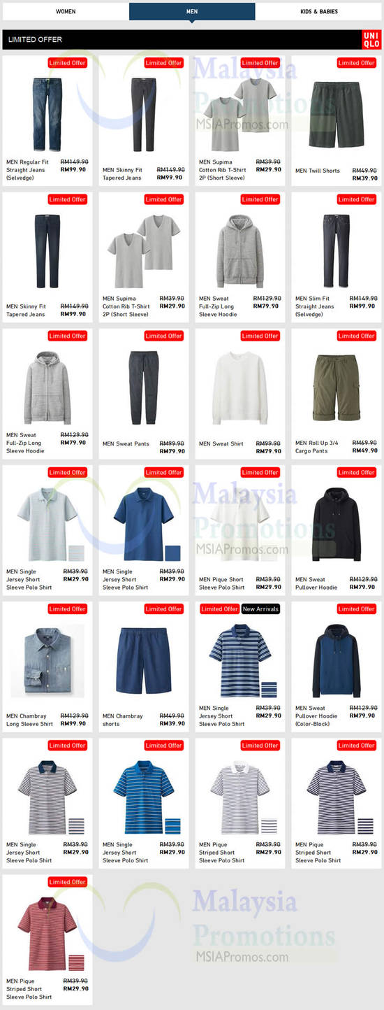 (Est Till 29 May) Men Limited Offers