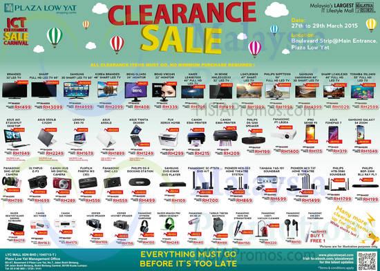 ICT Clearance Sale Carnival 24 Mar 2015