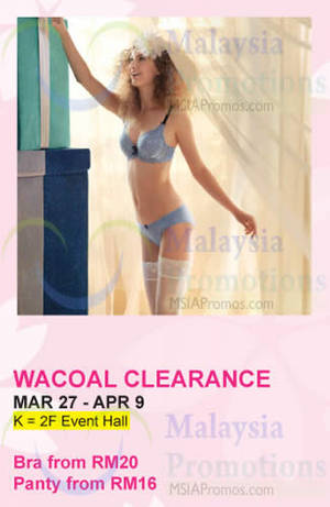 Featured image for (EXPIRED) Isetan Wacoal Clearance @ KLCC 26 Mar – 9 Apr 2015