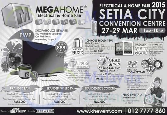 Mega Home Electrical n Home Fair 18 Mar 2015