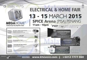 Featured image for (EXPIRED) Mega Home Electrical & Home Fair @ sPICE Penang 13 – 15 Mar 2015