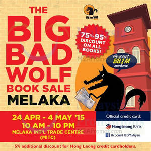 Featured image for Big Bad Wolf Books Sale @ MITC 24 Apr – 4 May 2015