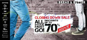 Featured image for (EXPIRED) Bread & Butter, EVISU & True Religion Closing Down Sale 24 Apr – 24 May 2015