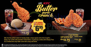 Featured image for KFC New Butter Garlic Crunch Chicken & Burger 23 Apr 2015