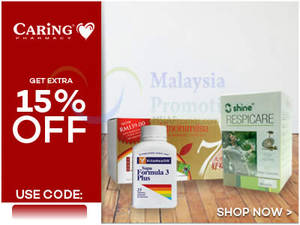 Featured image for (EXPIRED) CARiNG Pharmacy 15% OFF Discount Coupon Code @ Lazada 14 – 19 Apr 2015