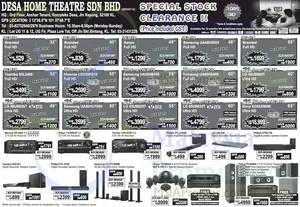 Featured image for (EXPIRED) Desa Home Theatre Audio Visual TVs, Speakers & More Offers 10 – 12 Apr 2015