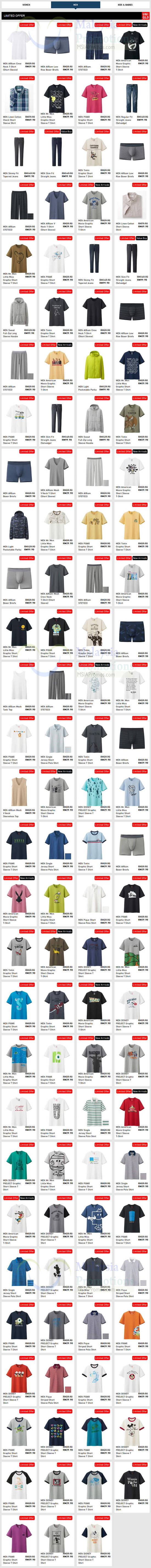 (Est till 16 Apr) Mens Limited Offers