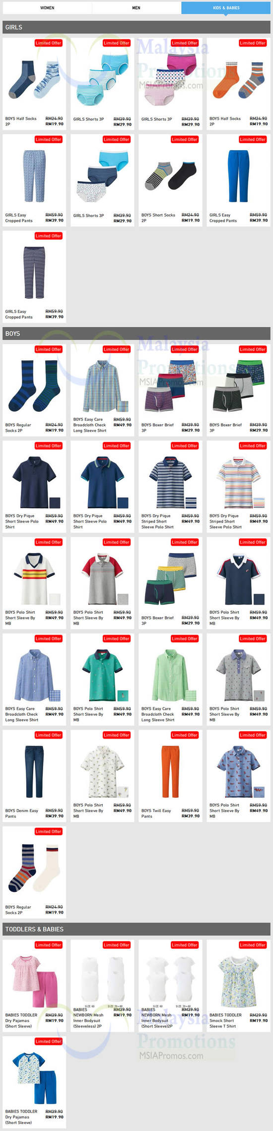 (Est till 23 Apr) Kids n Babies Limited Offers