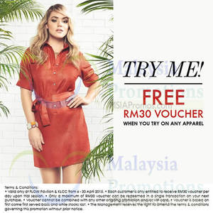 Featured image for (EXPIRED) Flow Try On & Get FREE RM30 Voucher @ Pavilion KL & KLCC 10 – 30 Apr 2015