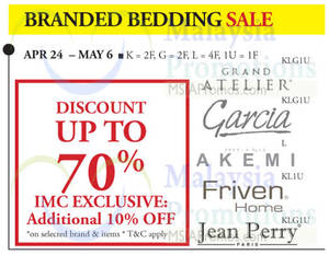 Featured image for (EXPIRED) Isetan Branded Bedding Sale 24 Apr – 6 May 2015