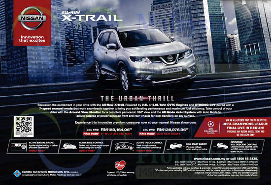 Nissan X-Trail 19 Apr 2015